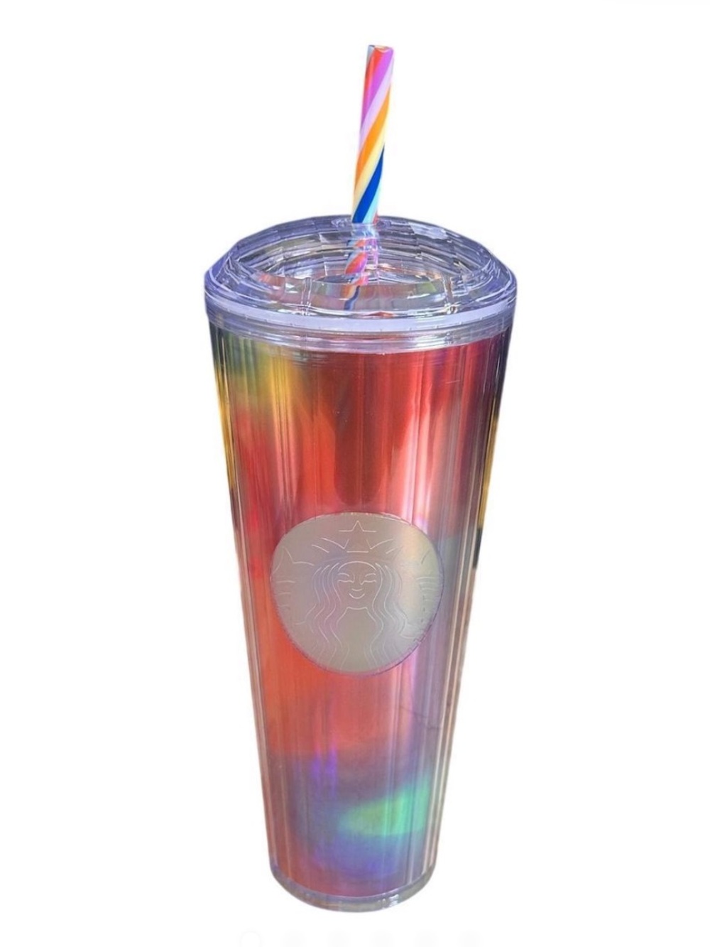 🌈 Starbucks Pride Iridescent Rainbow Tumbler